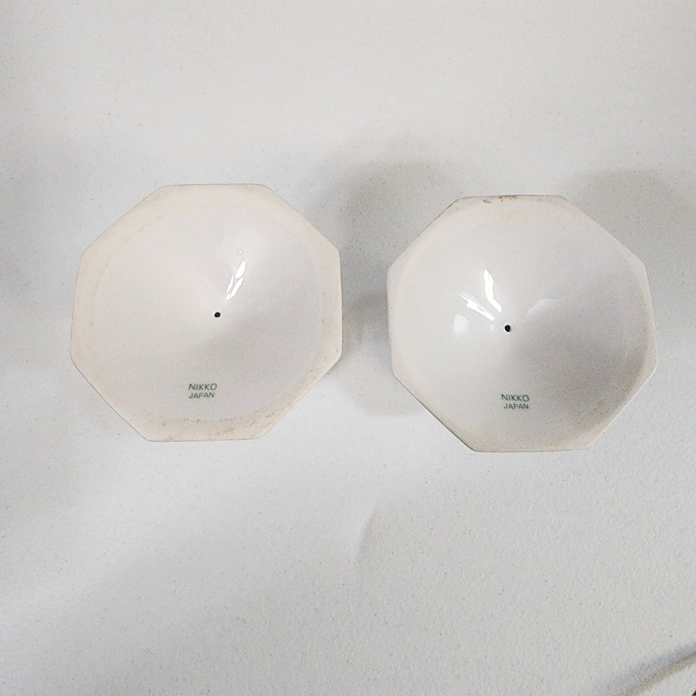 Pair of Nikko Japan Christmastime Candlestick Holders Holiday Decor Christmas - Picture 6 of 10